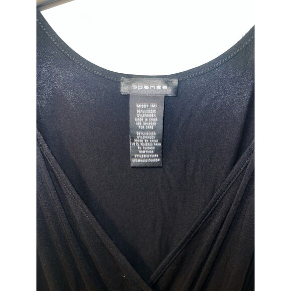 Spense Maxi Dress Womens M Multicolor Striped Jersey Knit Casual Comfort Beachy - Picture 2 of 7